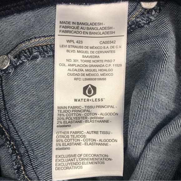 Signature by Levi Strauss Gold Women’s Baby Bump Skinny Jeans Size XS/TP… - Picture 13 of 14